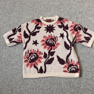 [Scotch & Soda] Floral Alpaca Wool Sweater “Starwatcher” - Size S